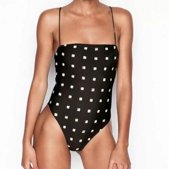 Stone Fox Swim Shanti High Cut One Piece Swimsuit Sz‎ Medium NEW - Picture 1 of 6
